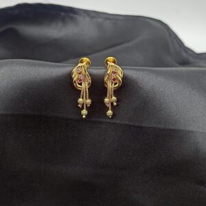1 Gram Gold AD Dangle Earrings