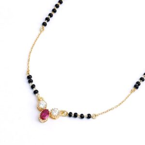 Gold Silver Kala Mani Mangalsutra
