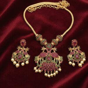 Peacock Necklace Set